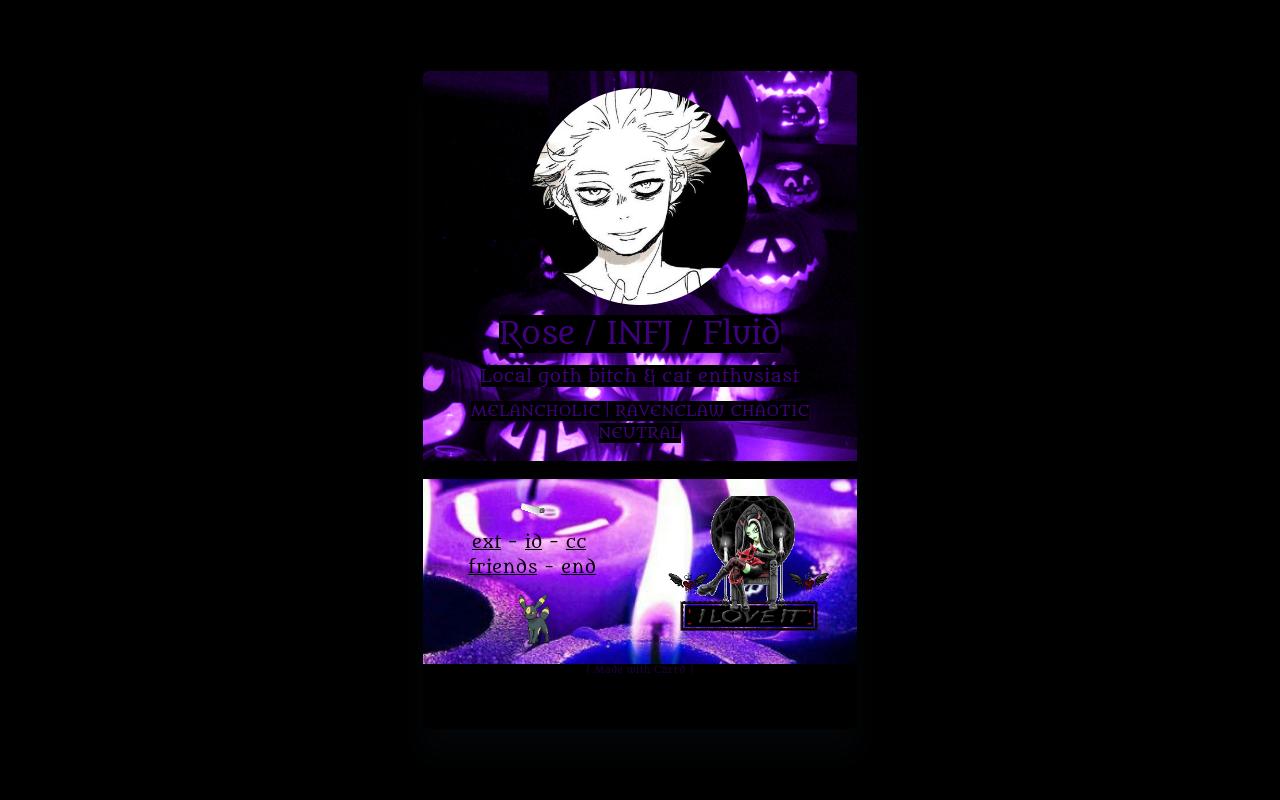 Carrd profile picture for @ironic